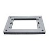 Cadre encastré et sagex de protection pour grille design standard, blanc, 260x160
