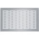 Grille design Zehnder Genua inox