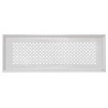 Grille design allongée Zehnder Pisa inox