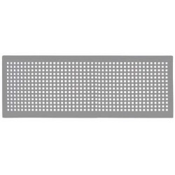 Grille design allongée Zehnder Torino blanc