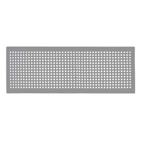 Grille design allongée Zehnder Torino blanc