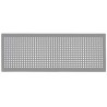 Grille design allongée Zehnder Torino inox