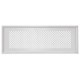 Grille design allongée Zehnder Venezia blanc