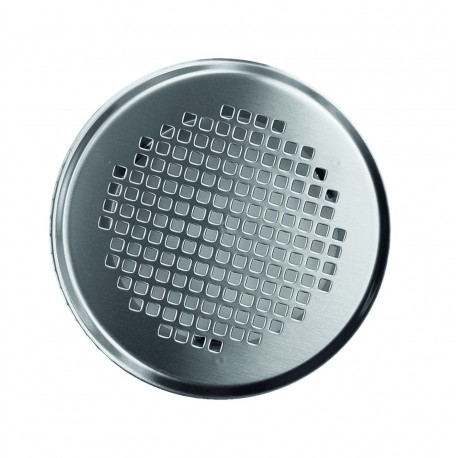 Grille de ventilation design Zehnder Torino DN125, inox